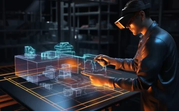 AR simulation used for vocational or engineering training