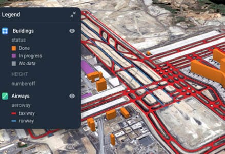 GIS: Geospatial integration for construction projects.